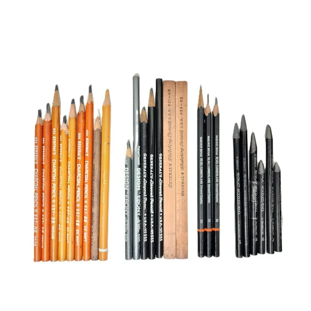 Quality Professional Artist Graphite & Charcoal Drawing & Sketching Pencils